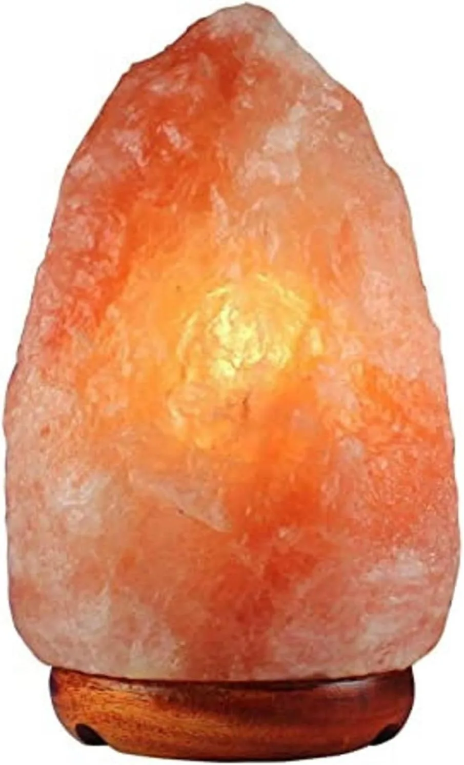 Wolvex 1.2-2 Kg Prime Quality 100% Himalayan Salt, Crystal Lamp, Rock Salt, Salt Lamp with Dimmer Switch Cable and British Standard Electric Plug and Bulb Gift for Men & Women