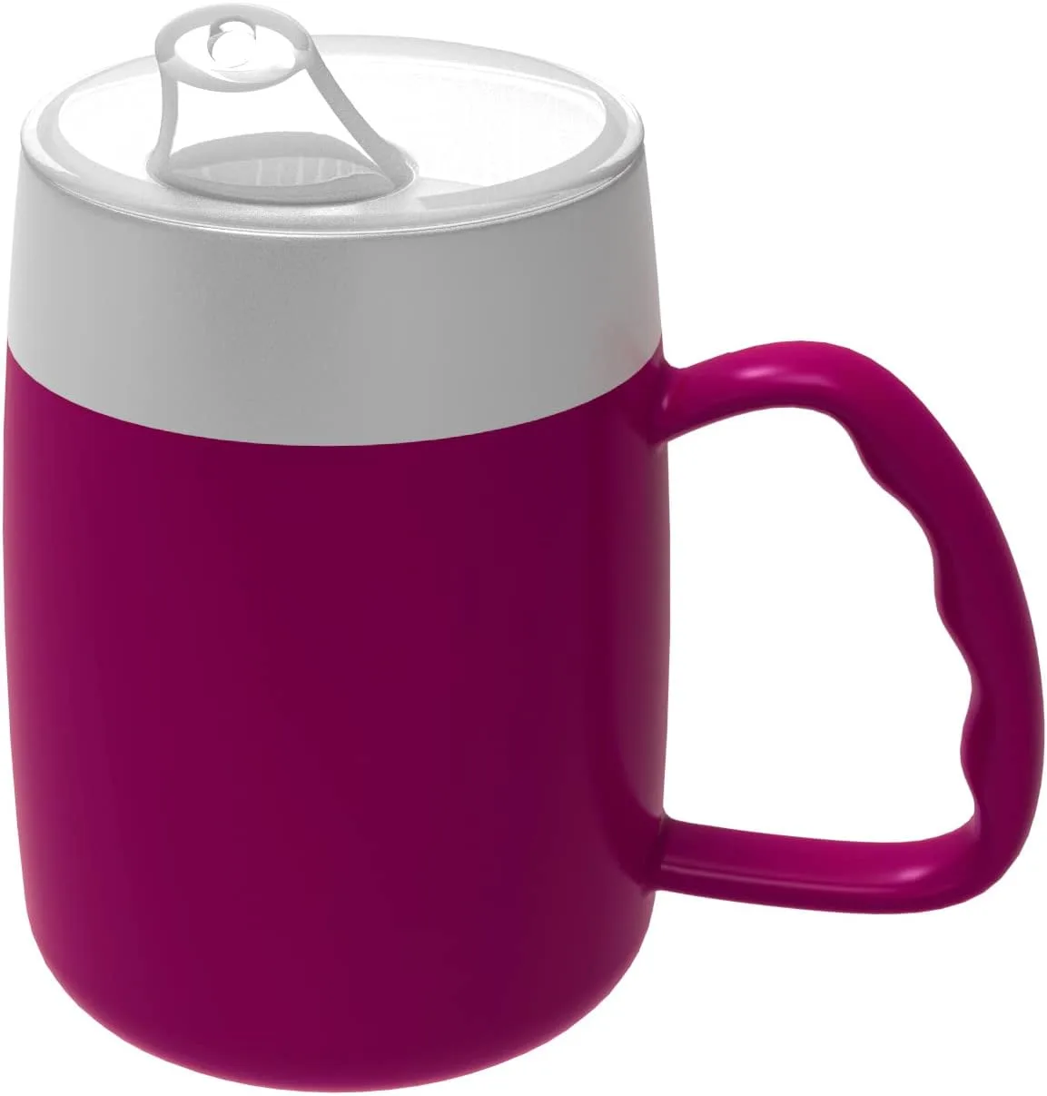 Dr. Bone's Therapeutics ® Mug with Internal Cone with Spouted Lid with Small Opening, Spill-Proof, Drinking aid, Thermo Mug, Feeding Cup Drinking Aid Adult Drinking Cup Sippy Cup 140 ml