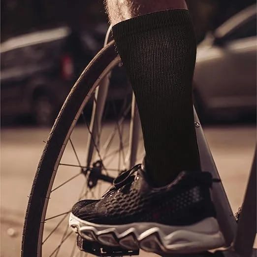 Dr. Bone's ® Compression Socks Knee-high, Unisex Medical Stockings for Travel Flight, Nursing, Pregnancy. Improve Circulation, Reduce Pain. Ideal for Nurses, Running, Diabetic for Everyday use