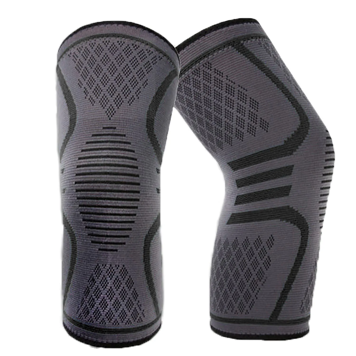 Dr. Bone's ® Compression Sleeve Knee Support Brace Designed To Alleviate Pain Caused By Joint Pain, Arthritis, Ligament Injury, Meniscus Tear, Acl, Mcl, Tendonitis, Pain Relief (Pack 2)